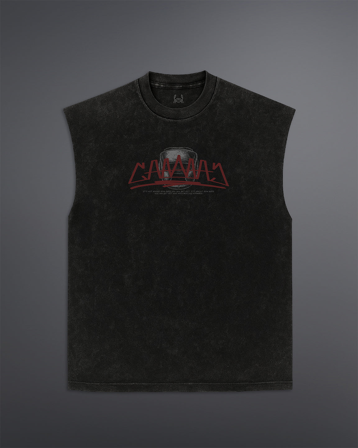 Acid Wash Tank Top Black