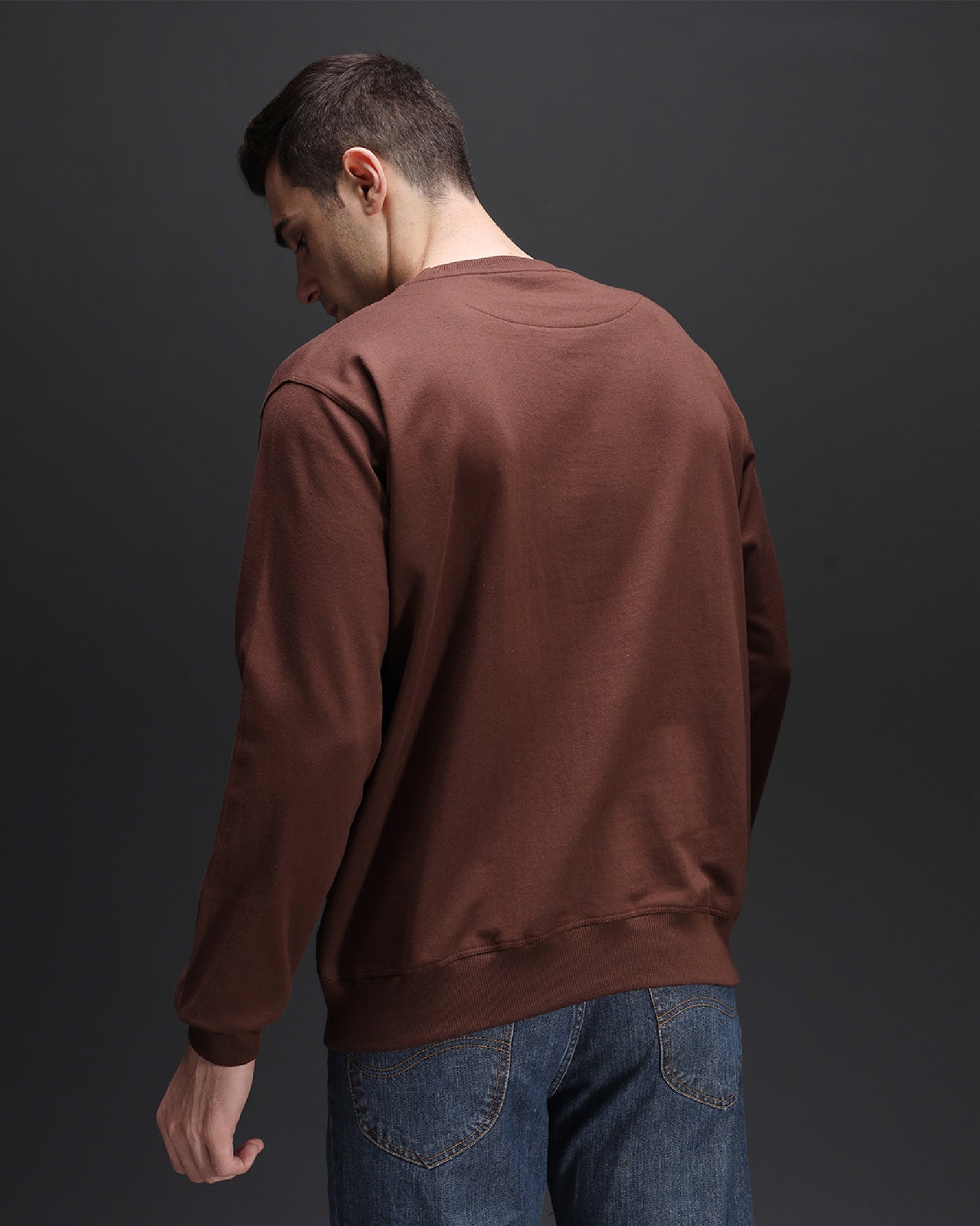 Brown Oversized Sweatshirt