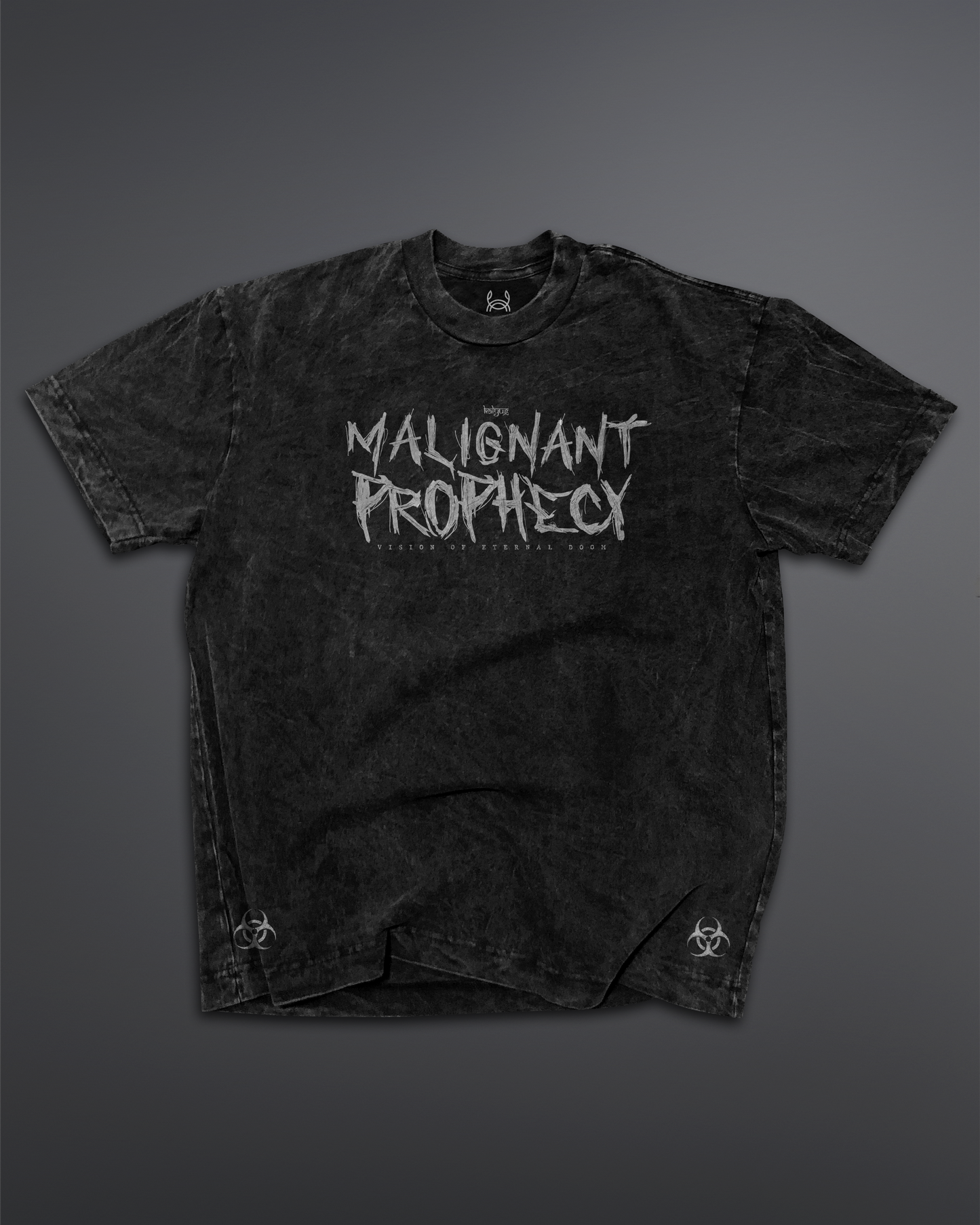 Acid Wash T-Shirt Black Combo - Cannac