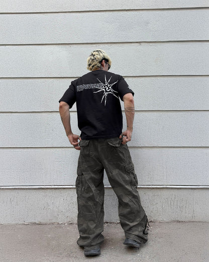 Spiked Cage Tee [BLACK]