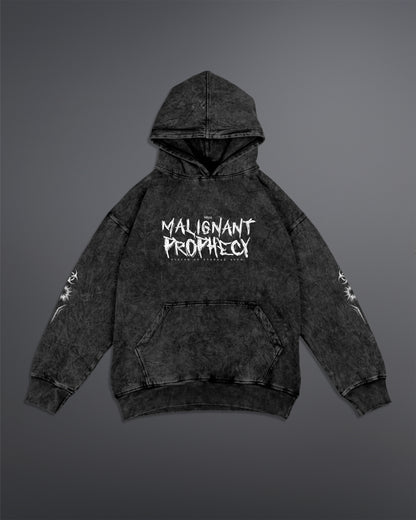 Malignant Prophecy Hoodie [ACID WASHED-SILENT ASH COLORWAY]