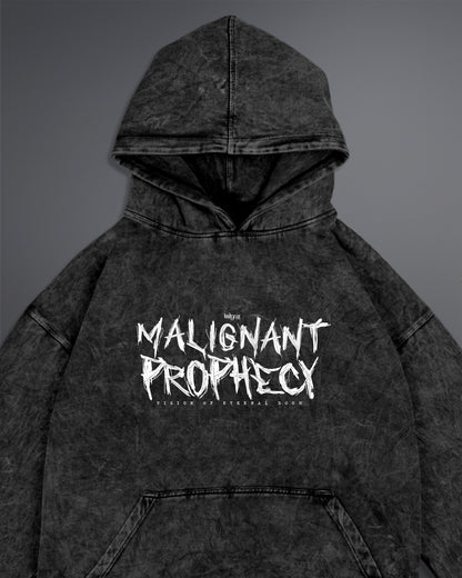 Malignant Prophecy Hoodie [ACID WASHED-SILENT ASH COLORWAY]