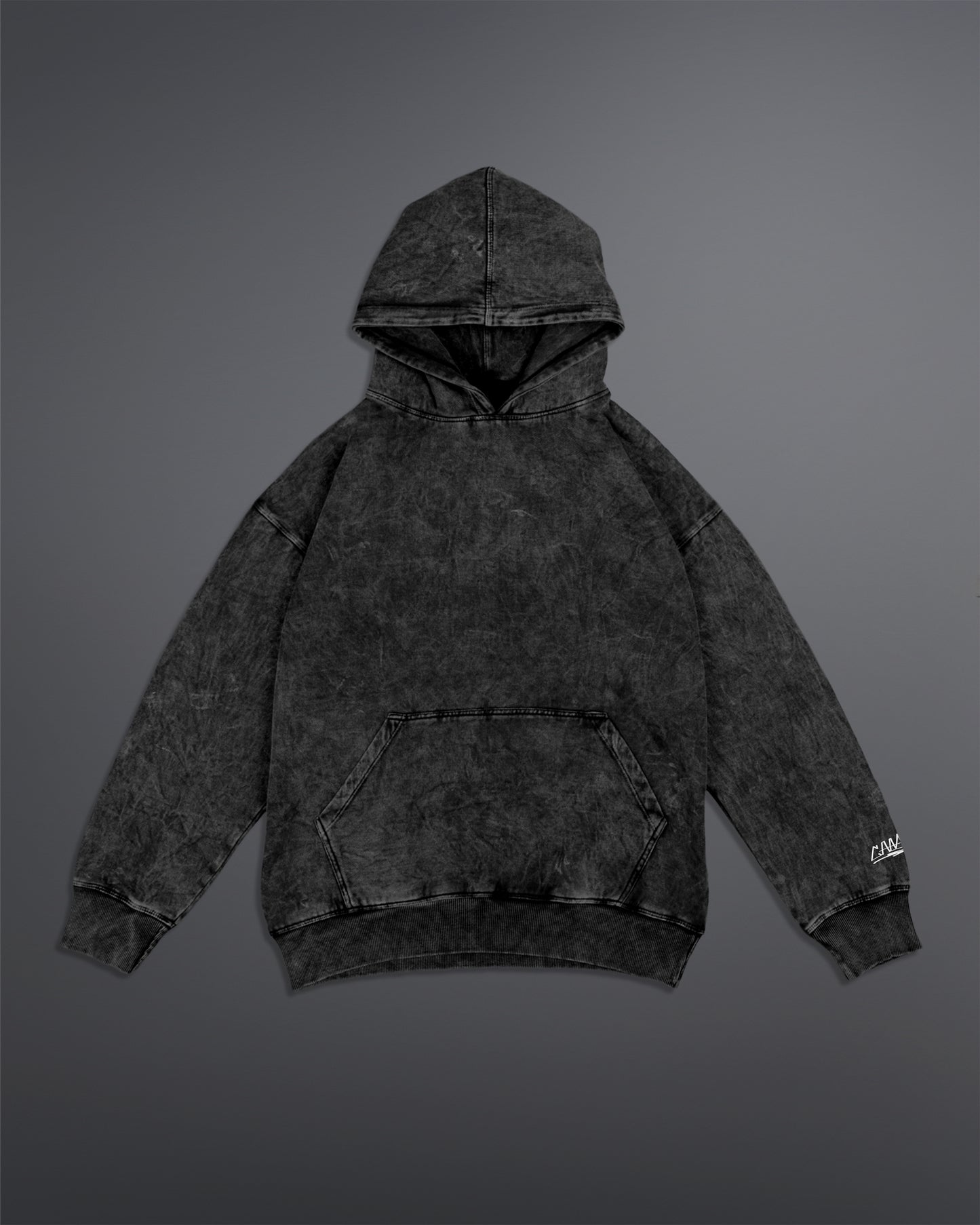 Acid washed hoodie [SILENT-ASH COLORWAY]