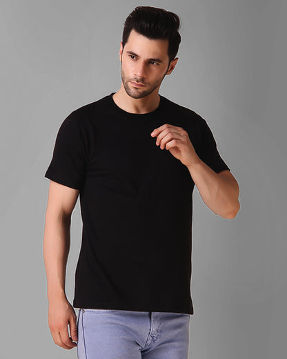 Black Regular Fit Tee