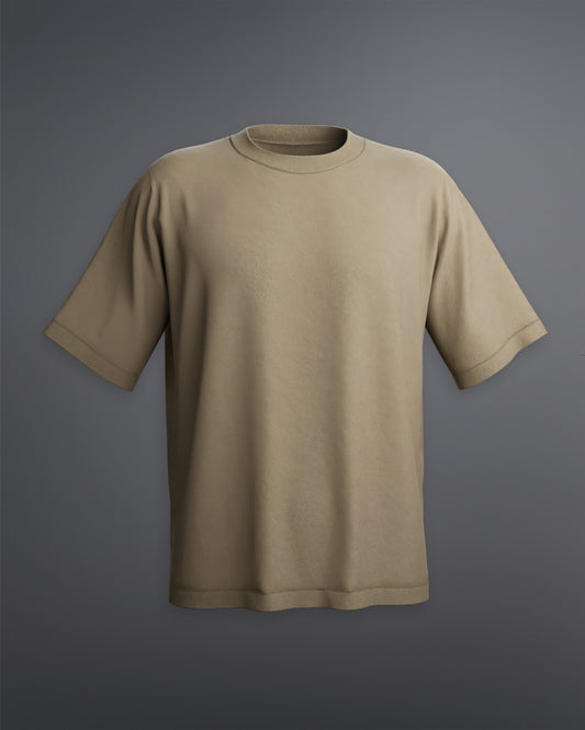 Beige Oversized Tee