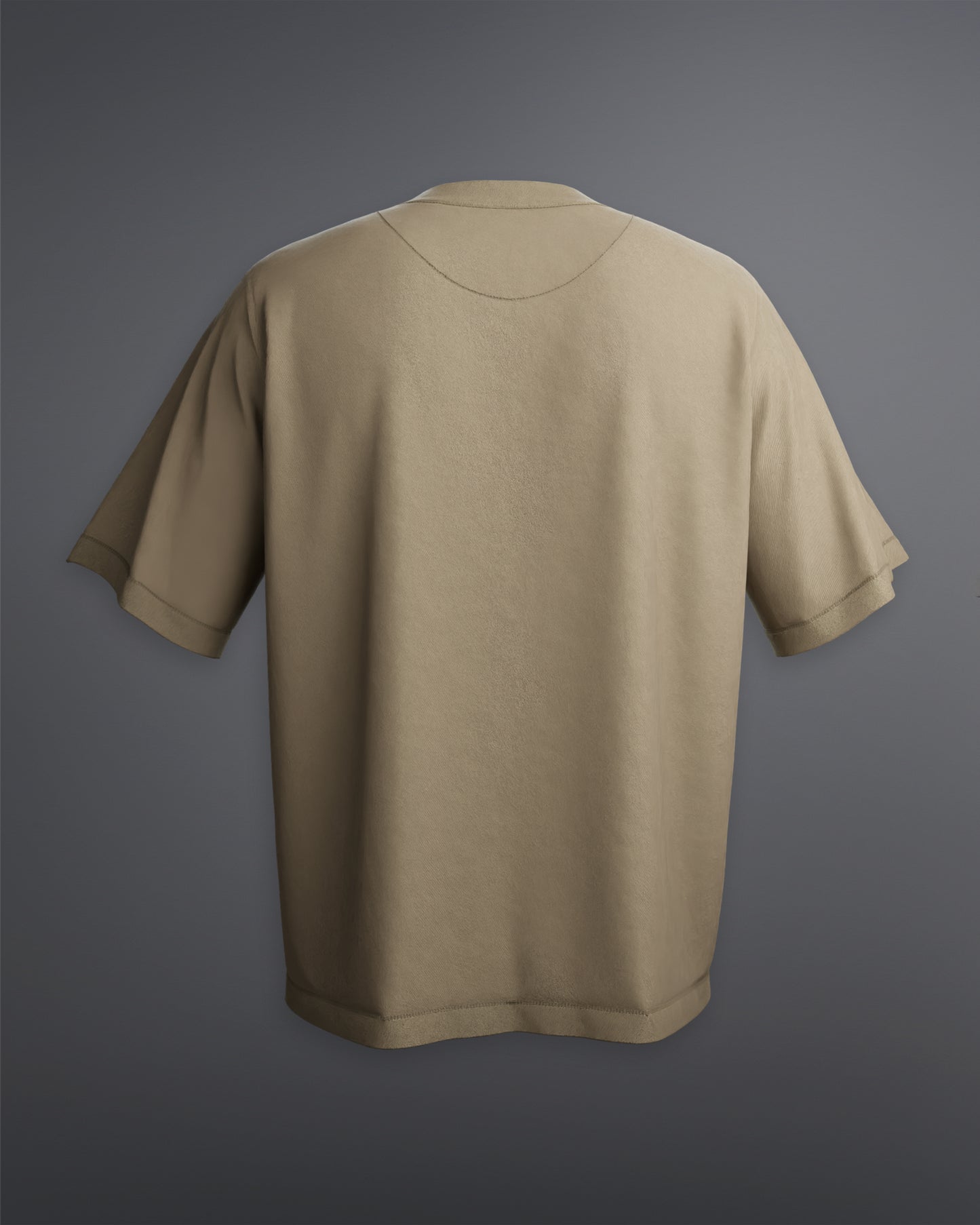 Beige Oversized Tee