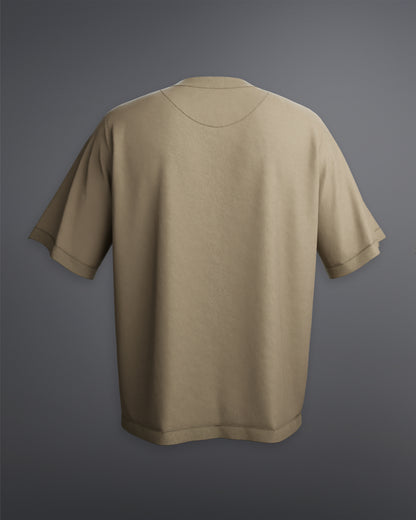 Beige Oversized Tee