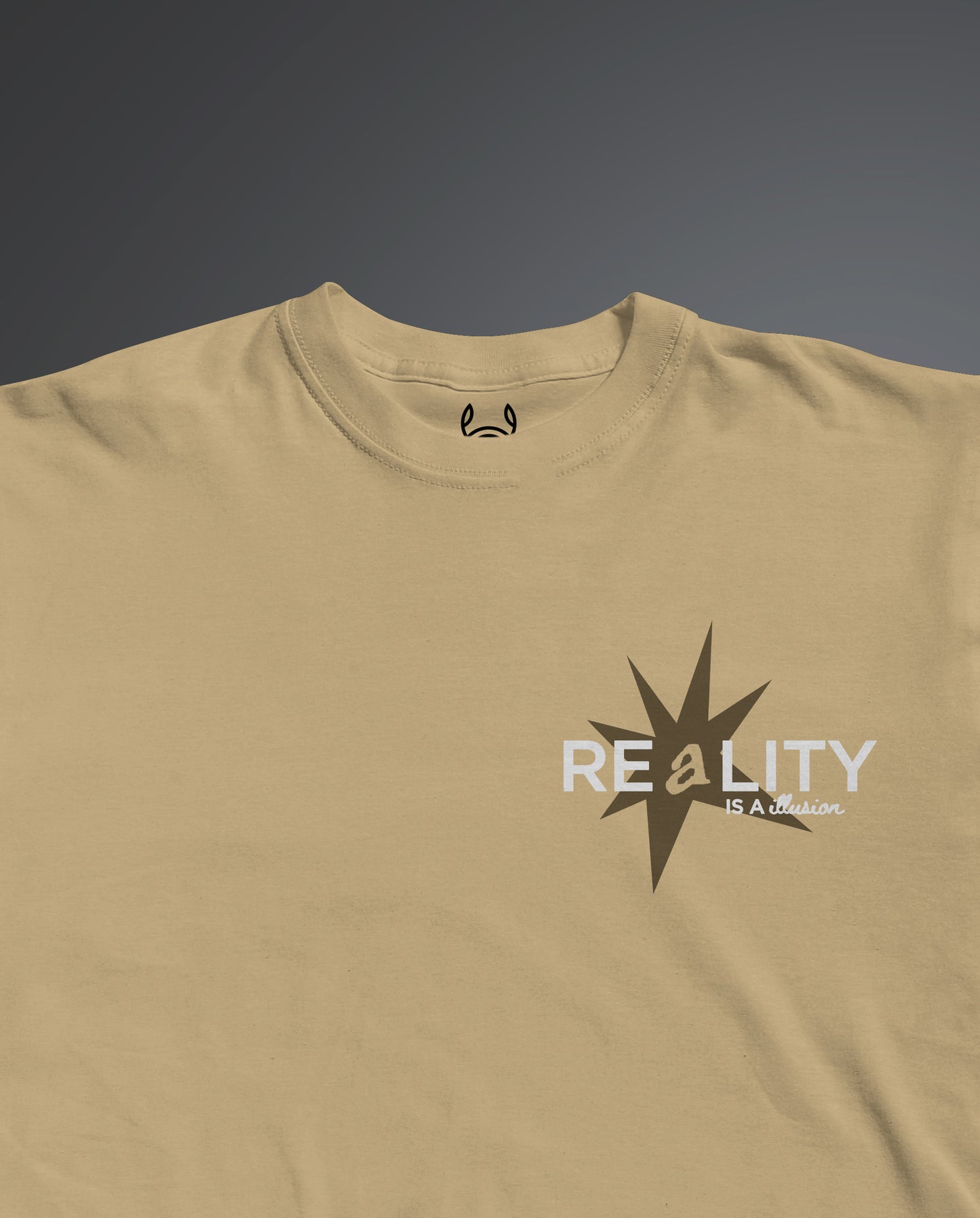 Reality Regular Fit Graphic Tee[peach]