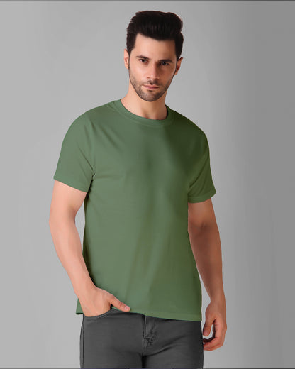 Pastel Olive Regular Fit Tee