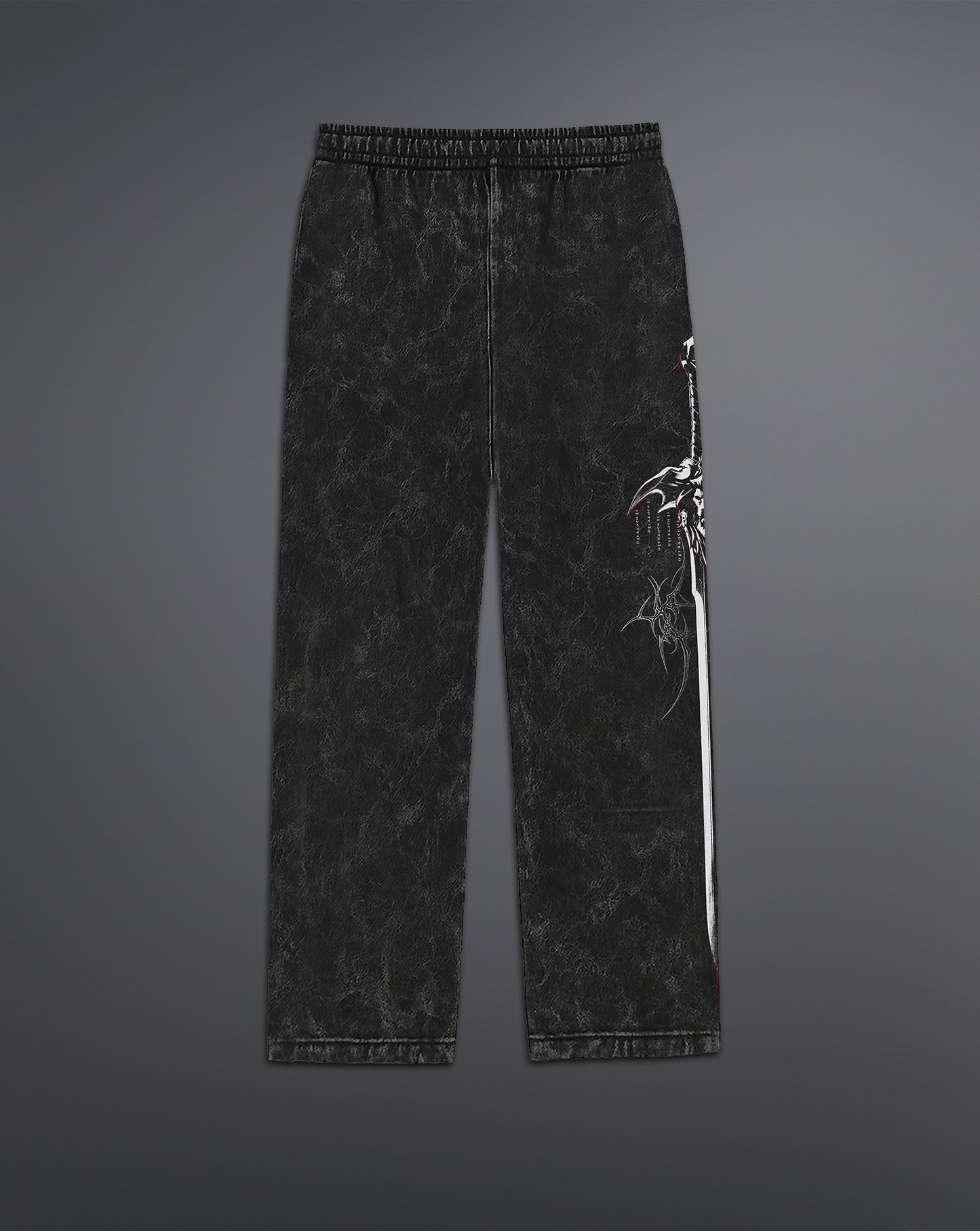 Pride Blood Sweatpants [ACID WASHED-BLACK ASH]