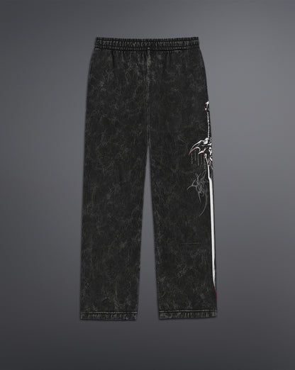 Pride Blood Sweatpants [ACID WASHED-BLACK ASH]