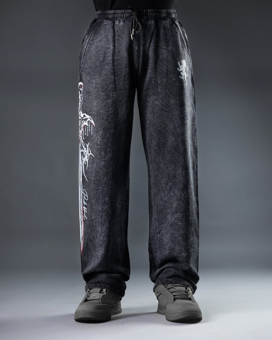 Pride Blood Sweatpants [ACID WASHED-BLACK ASH]