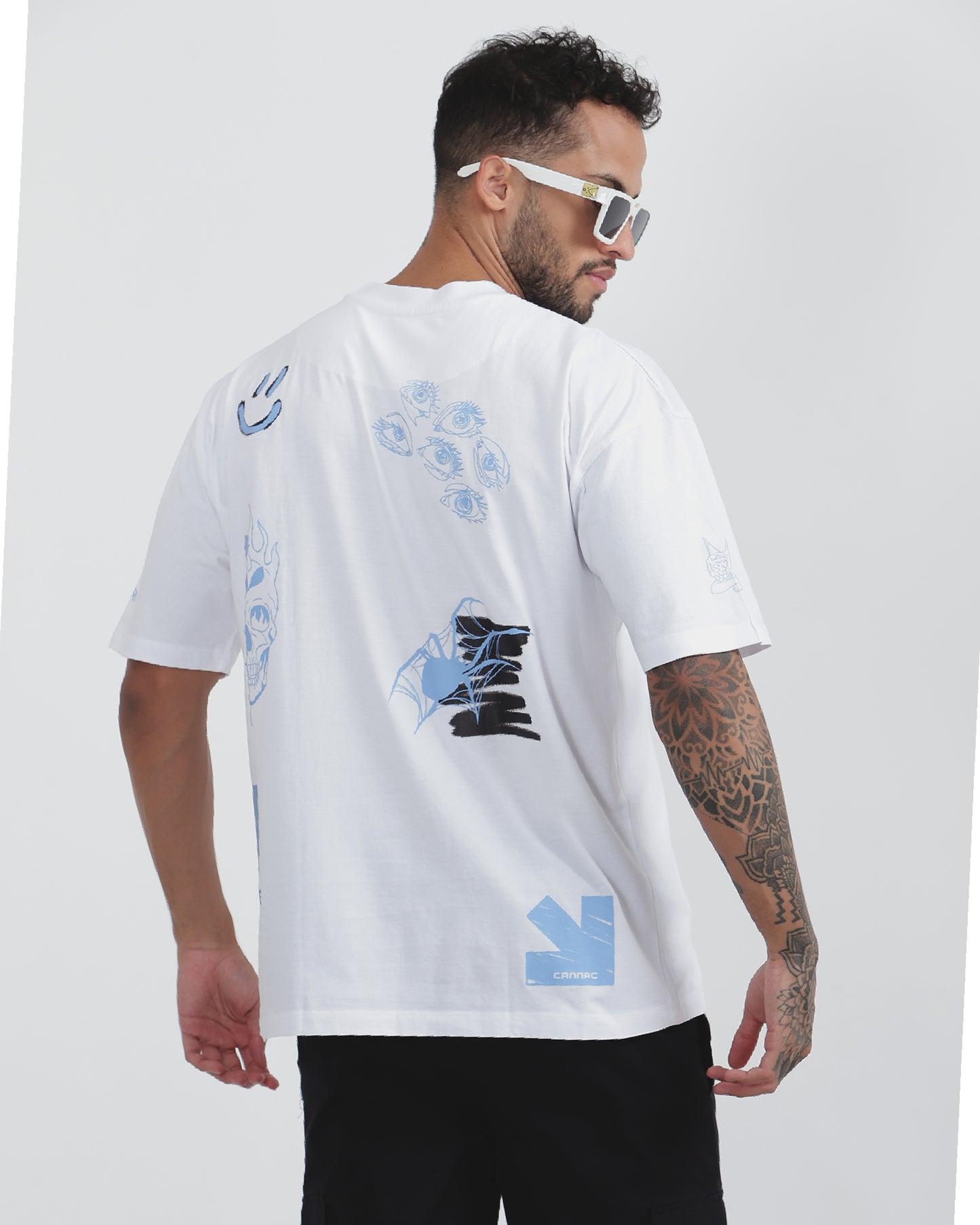 Random Shit Oversized Tee [white]