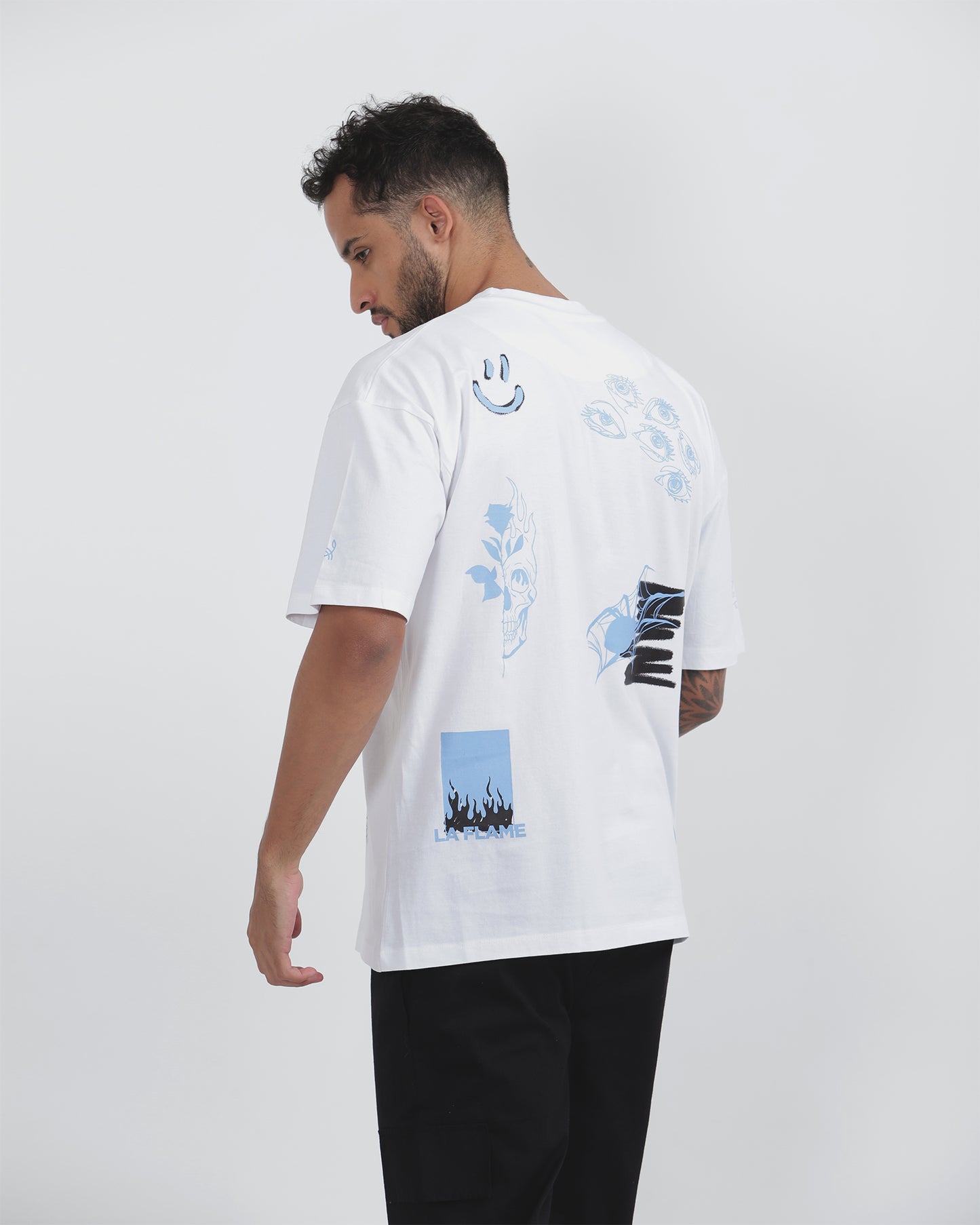 Random Shit Oversized Tee [white]