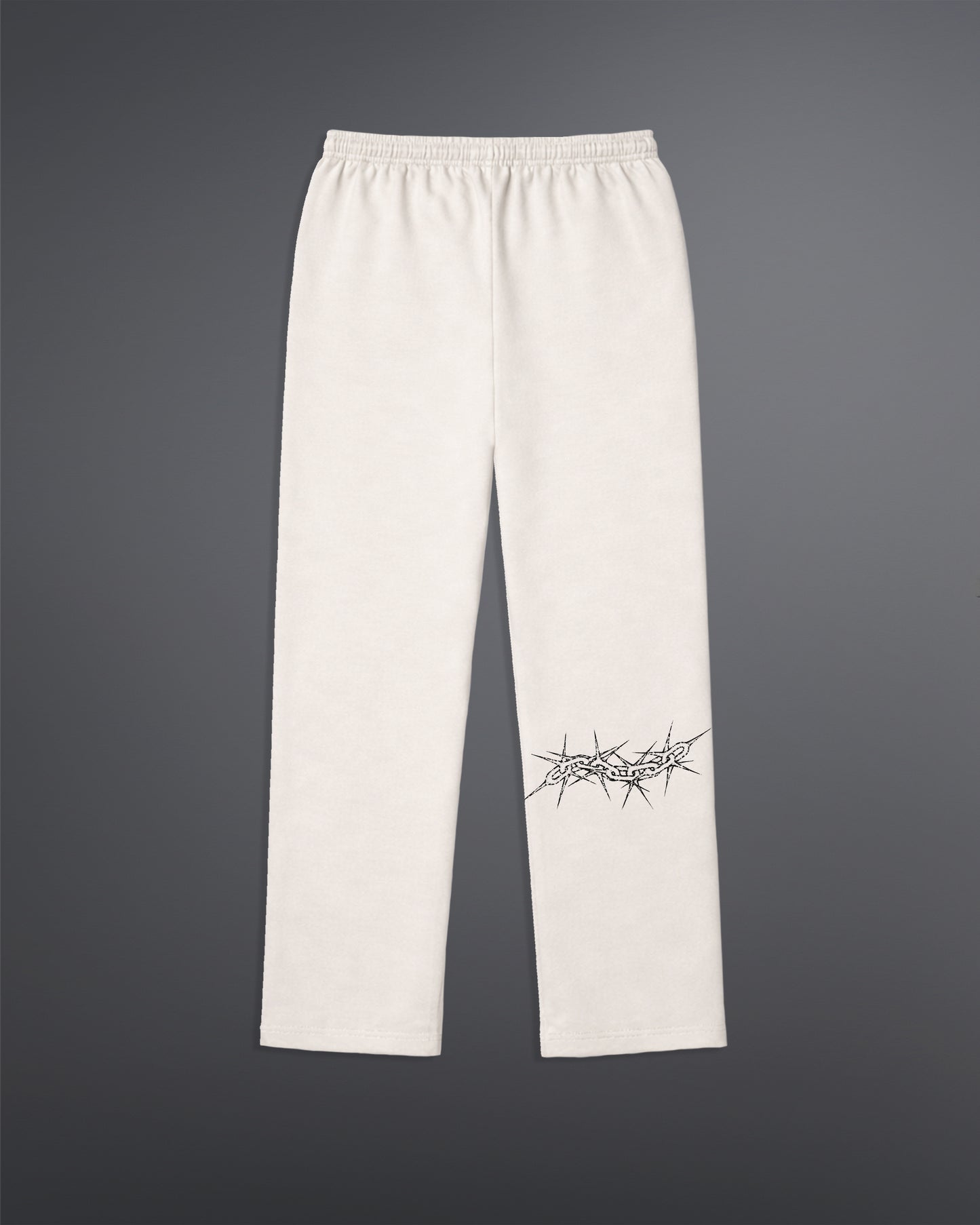 Spiked Cage Sweatpants  [OFF-WHITE]