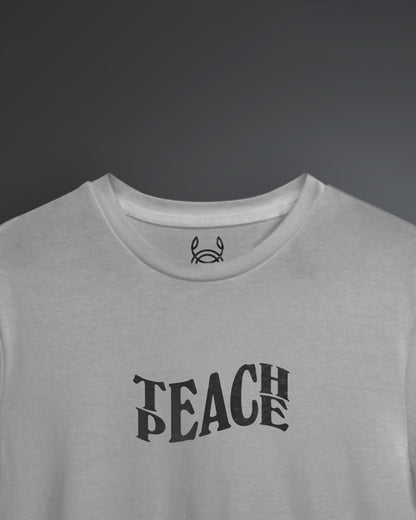 Teach Peace Regular Fit T-shirt