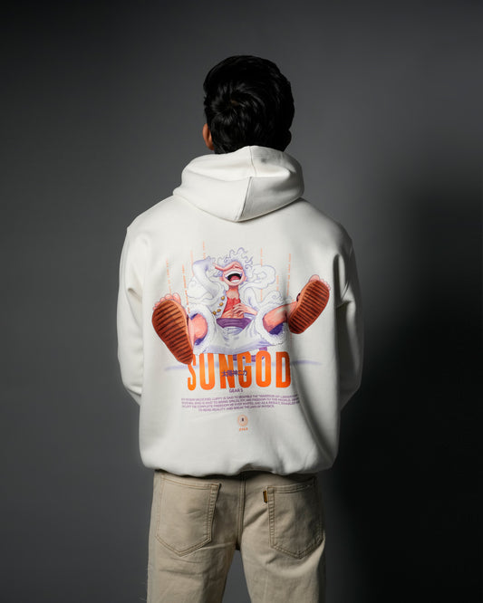 Sun God Luffy Oversized Hoodie