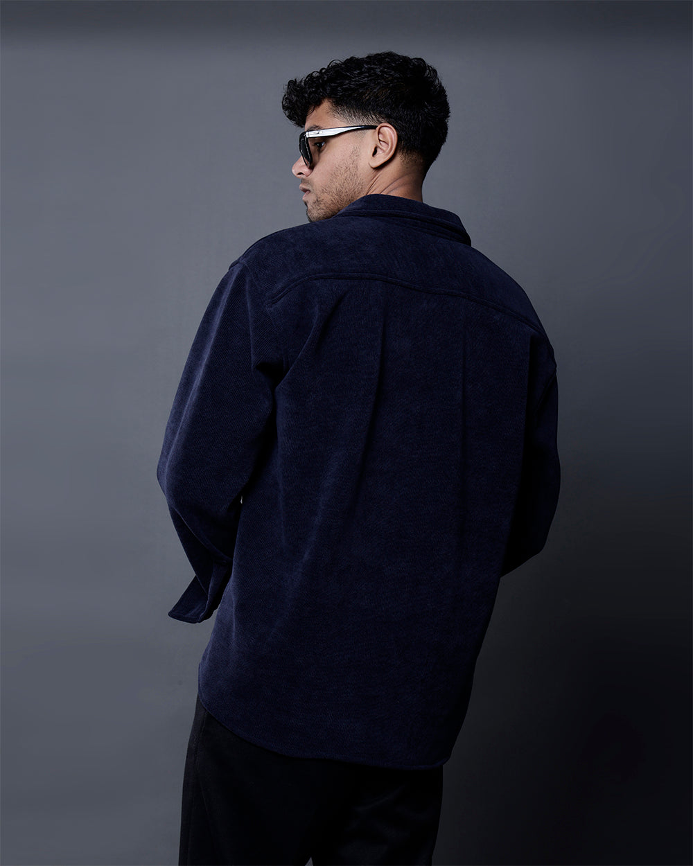 Vel-Cord Shirt [Navy Blue] – Cannac