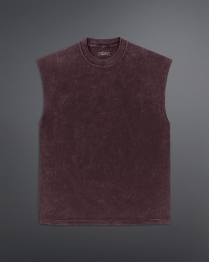 Classic Vest Tank [ACID WASHED-BLOODSTONE]