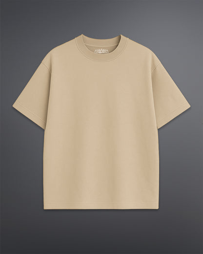 Beige Oversized Tee