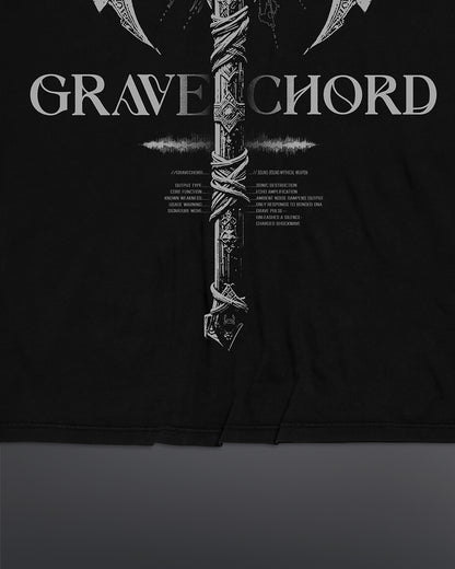 GRAVECHORD Oversized Tee [BLACK]