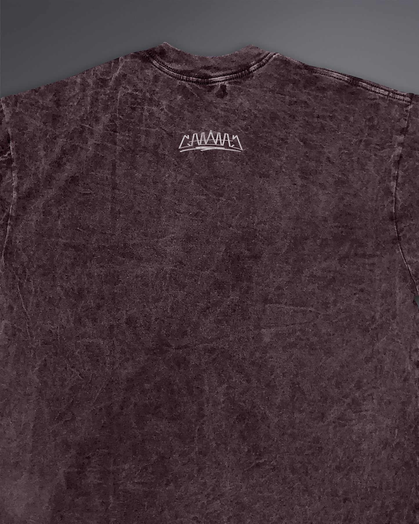 Acid Wash Oversized Tee [BLOODSTONE COLORWAY]
