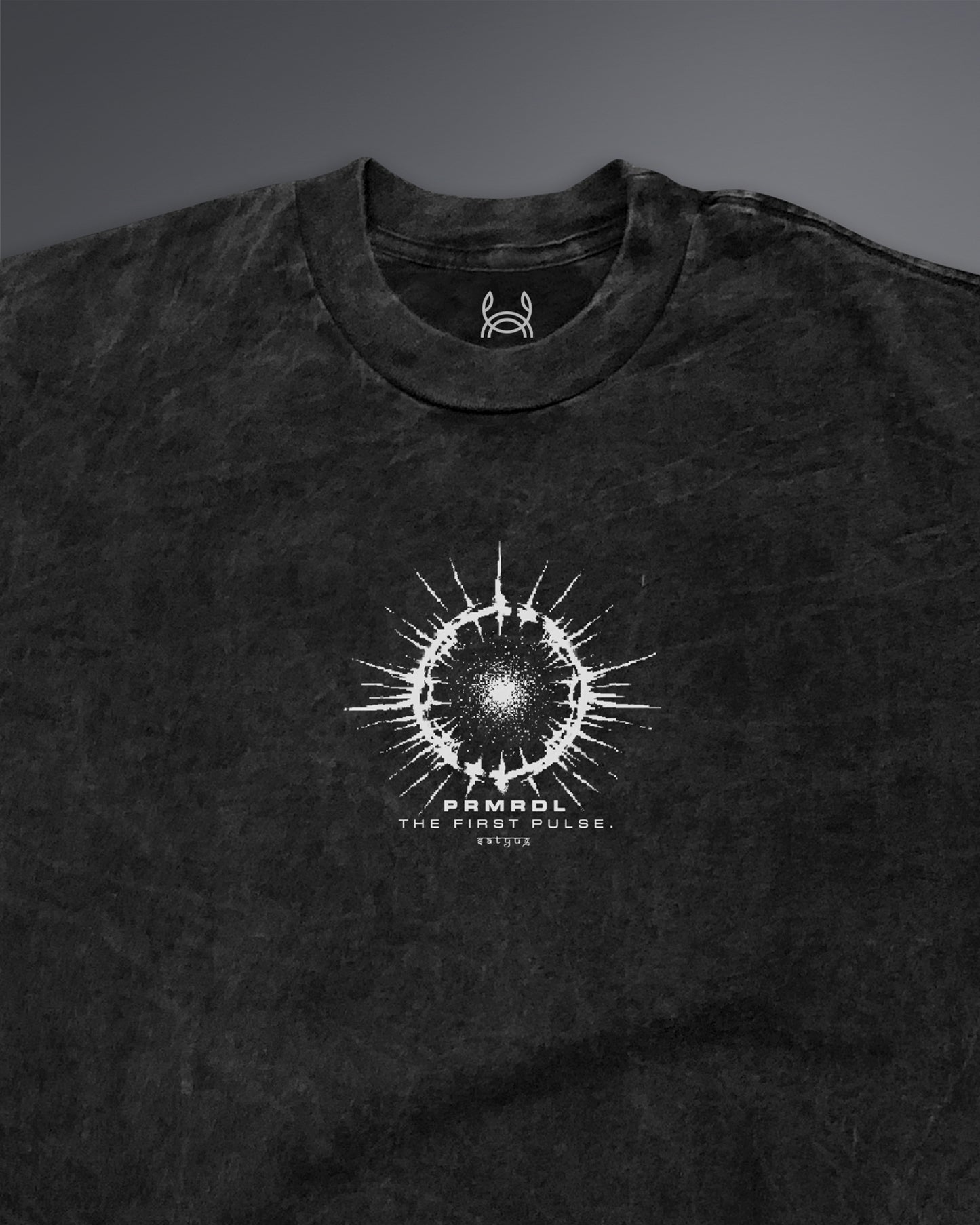 Primordial Prophecy Oversized tee [ACID WASHED-SILENT ASH]