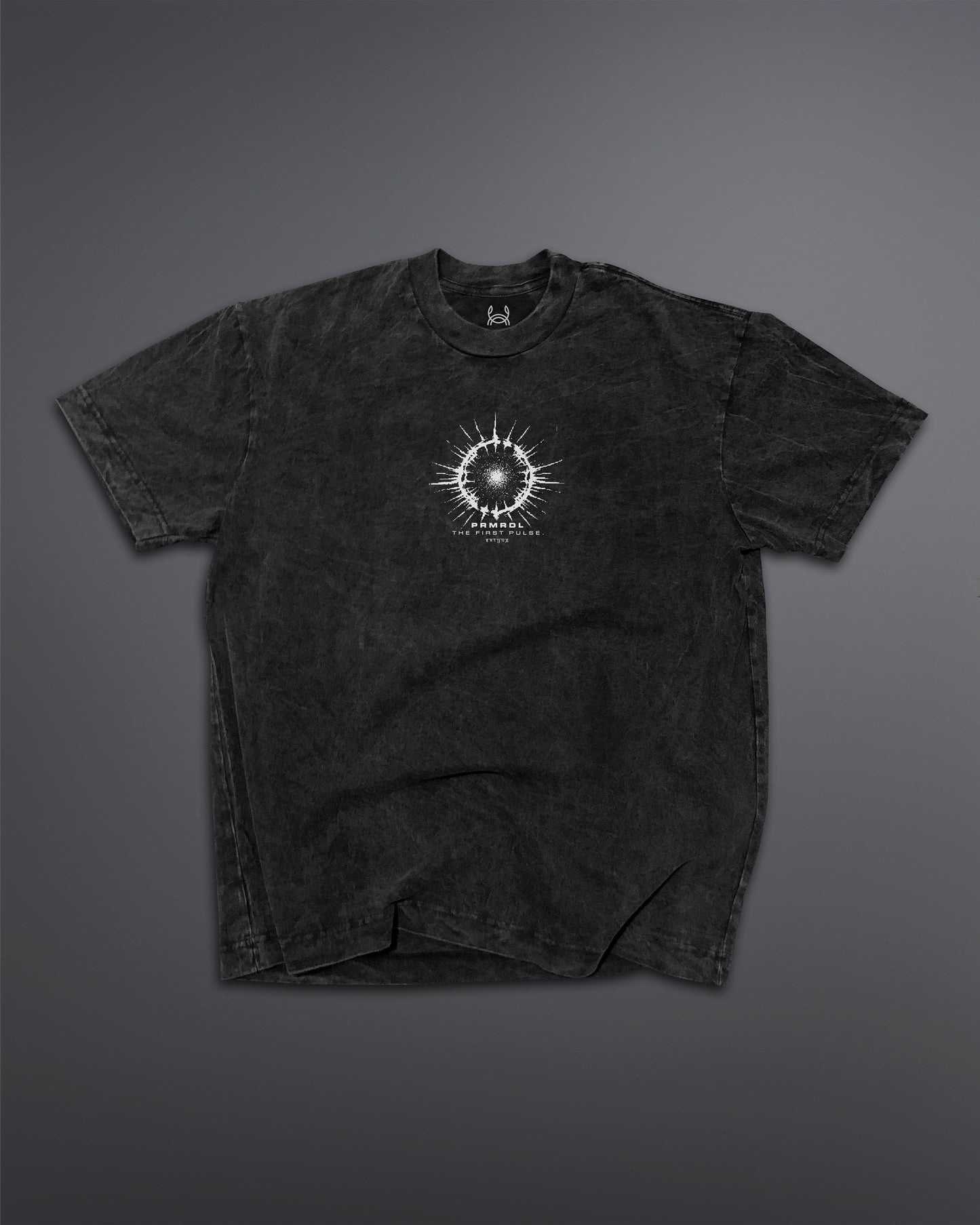 Primordial Prophecy Oversized tee [ACID WASHED-SILENT ASH]