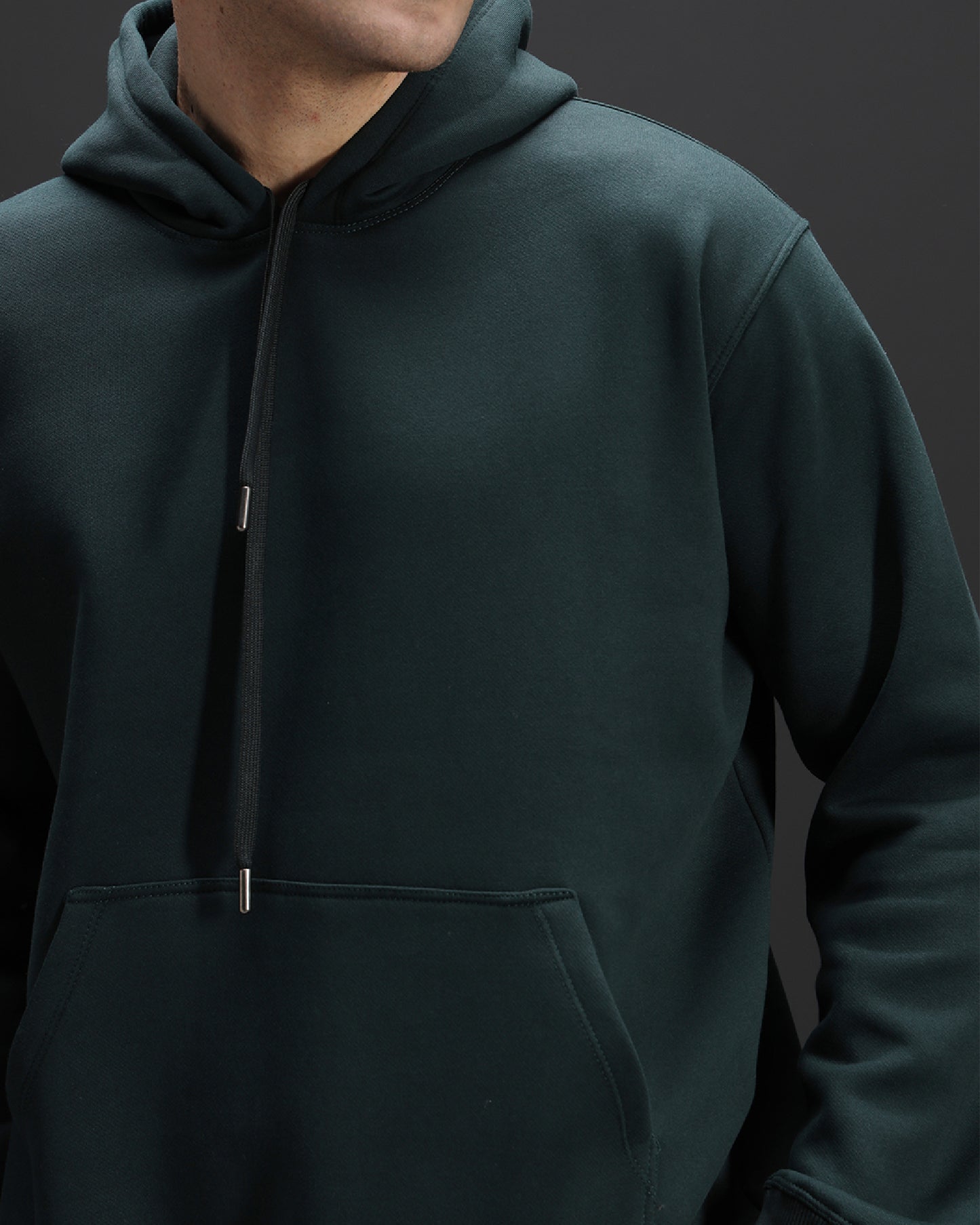 Bottle Green Oversized Hoodie