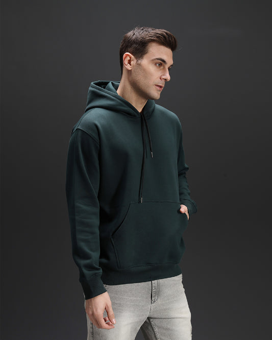 Bottle Green Oversized Hoodie