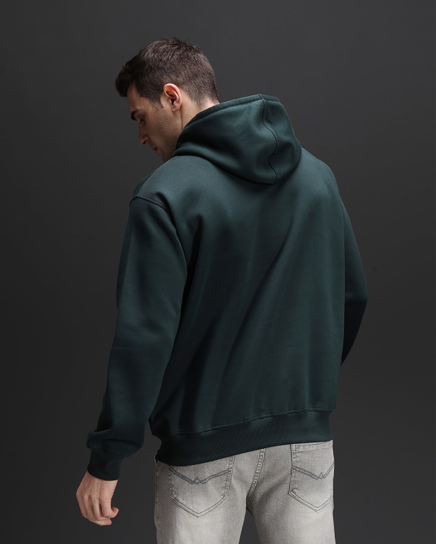 Bottle Green Oversized Hoodie