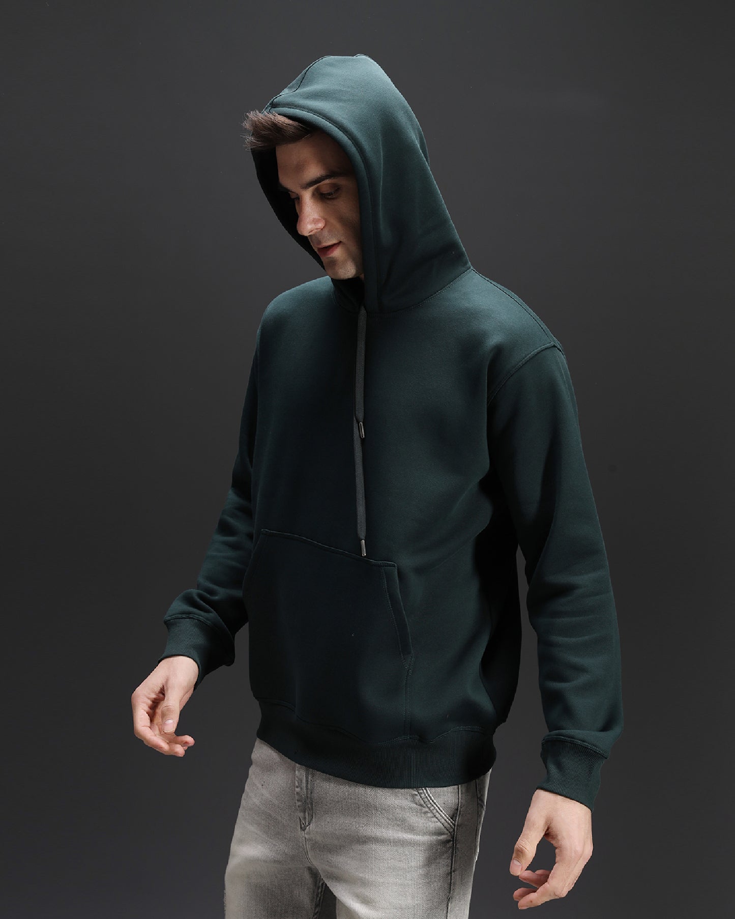 Bottle Green Oversized Hoodie