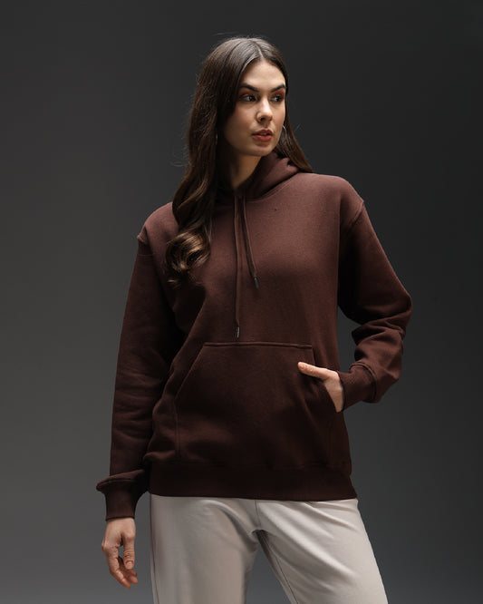 Coffee Brown Oversized Hoodie