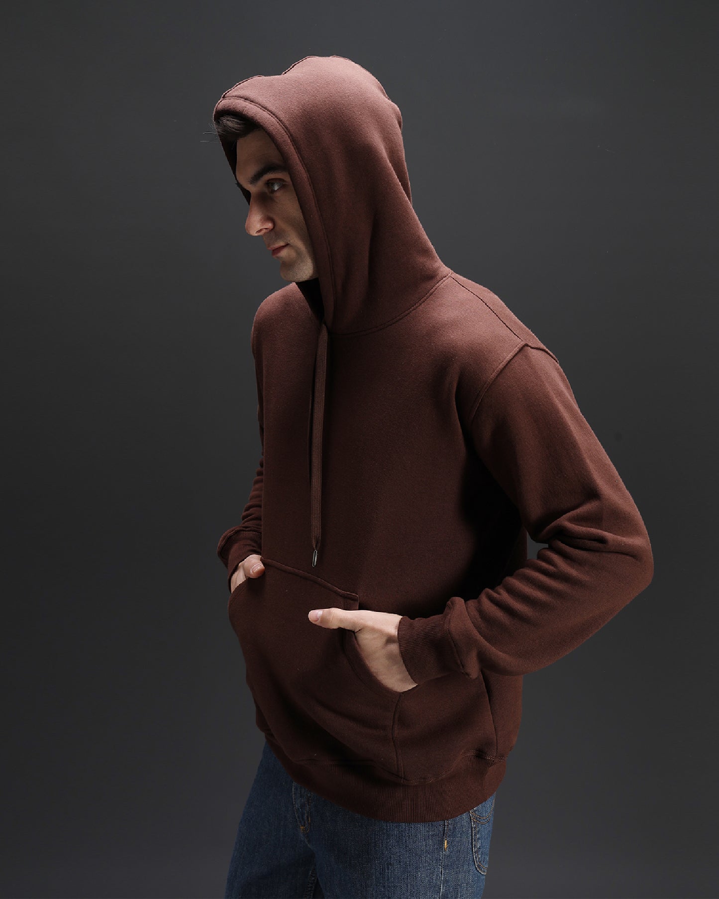 Coffee Brown Oversized Hoodie