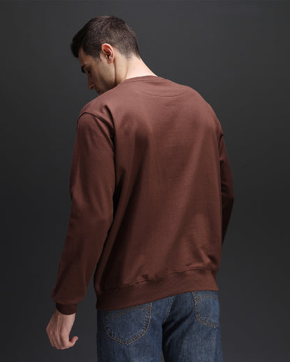 Brown Oversized Sweatshirt
