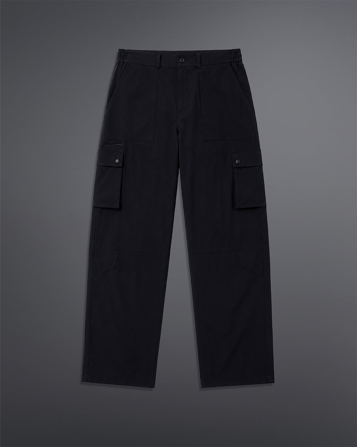 Straight Fit Cargo [Black]