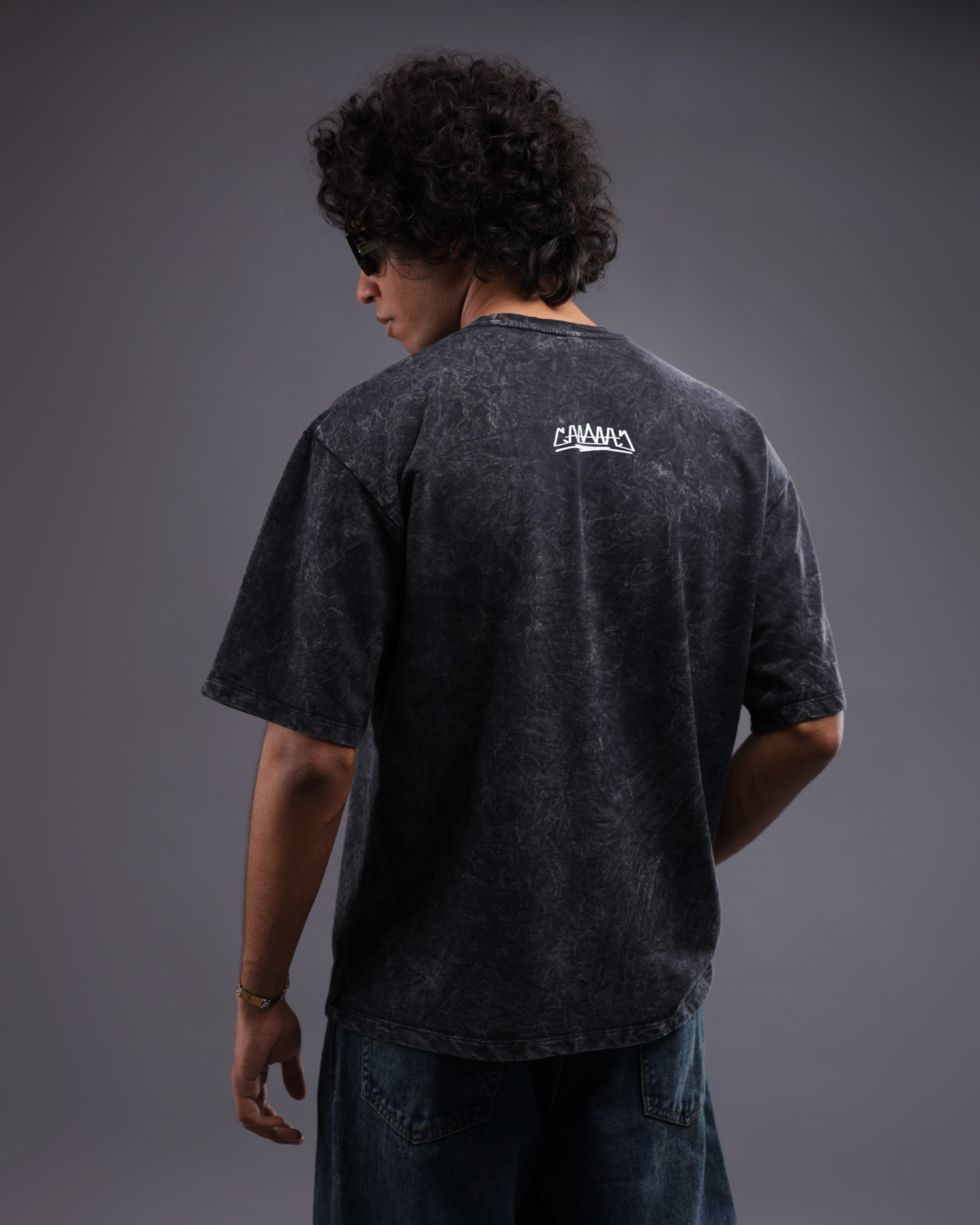 Acid Wash Oversized Tee [SILENT-ASH COLORWAY]