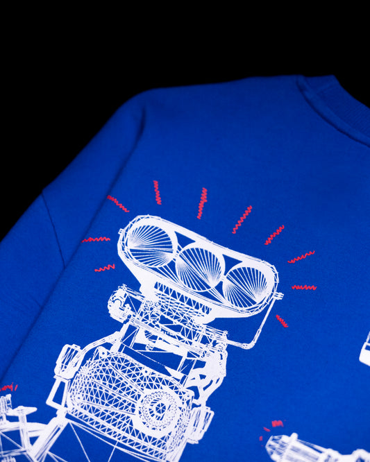 ENGINE EXTINCTION OVERSIZED TEE [BLUE]