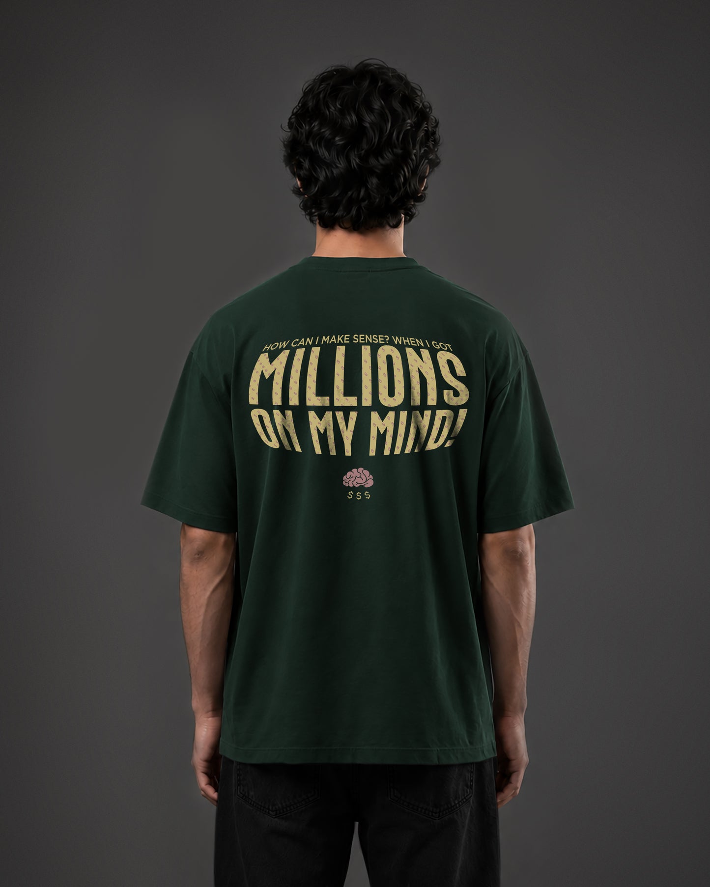 Millions on my mind oversized tee