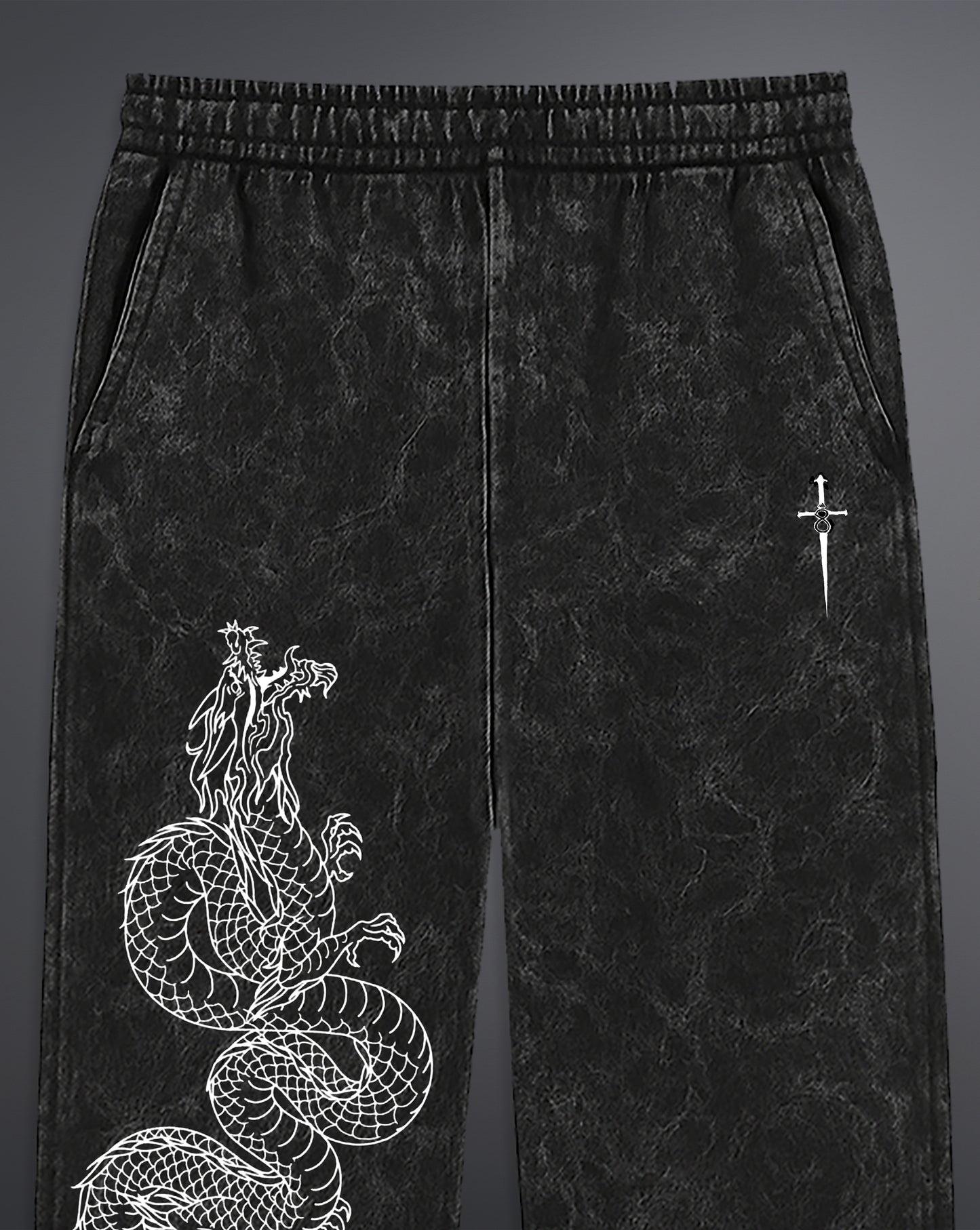 Drago Knight Sweatpants [ACID WASHED]