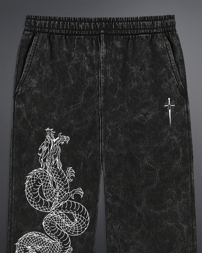 Drago Knight Sweatpants [ACID WASHED]