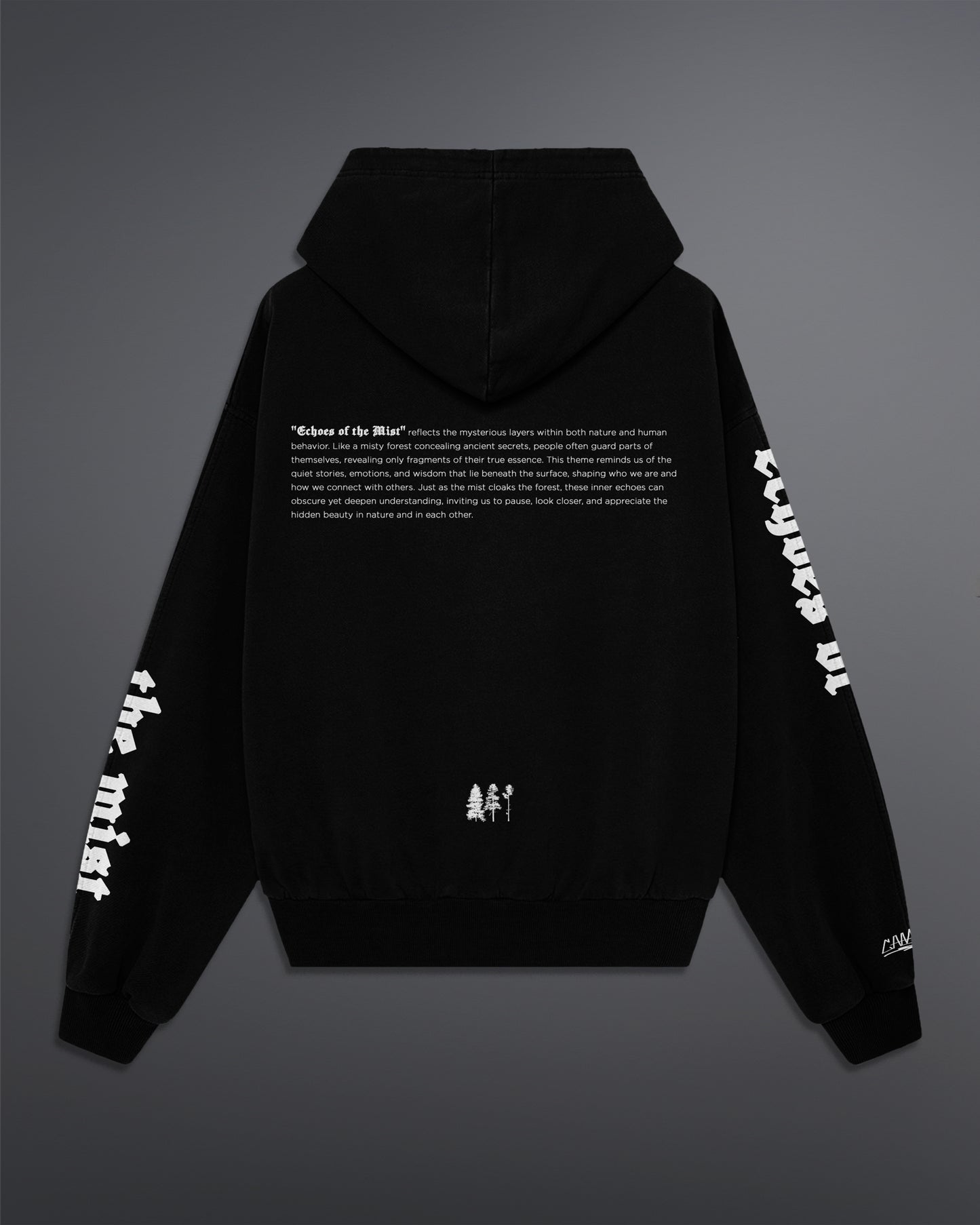 Echoes Of The Mist Oversized Hoodie