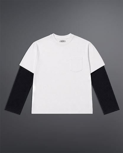 Dual-Fabric Full Sleeve T-shirt [ECLIPSE COLORWAY]
