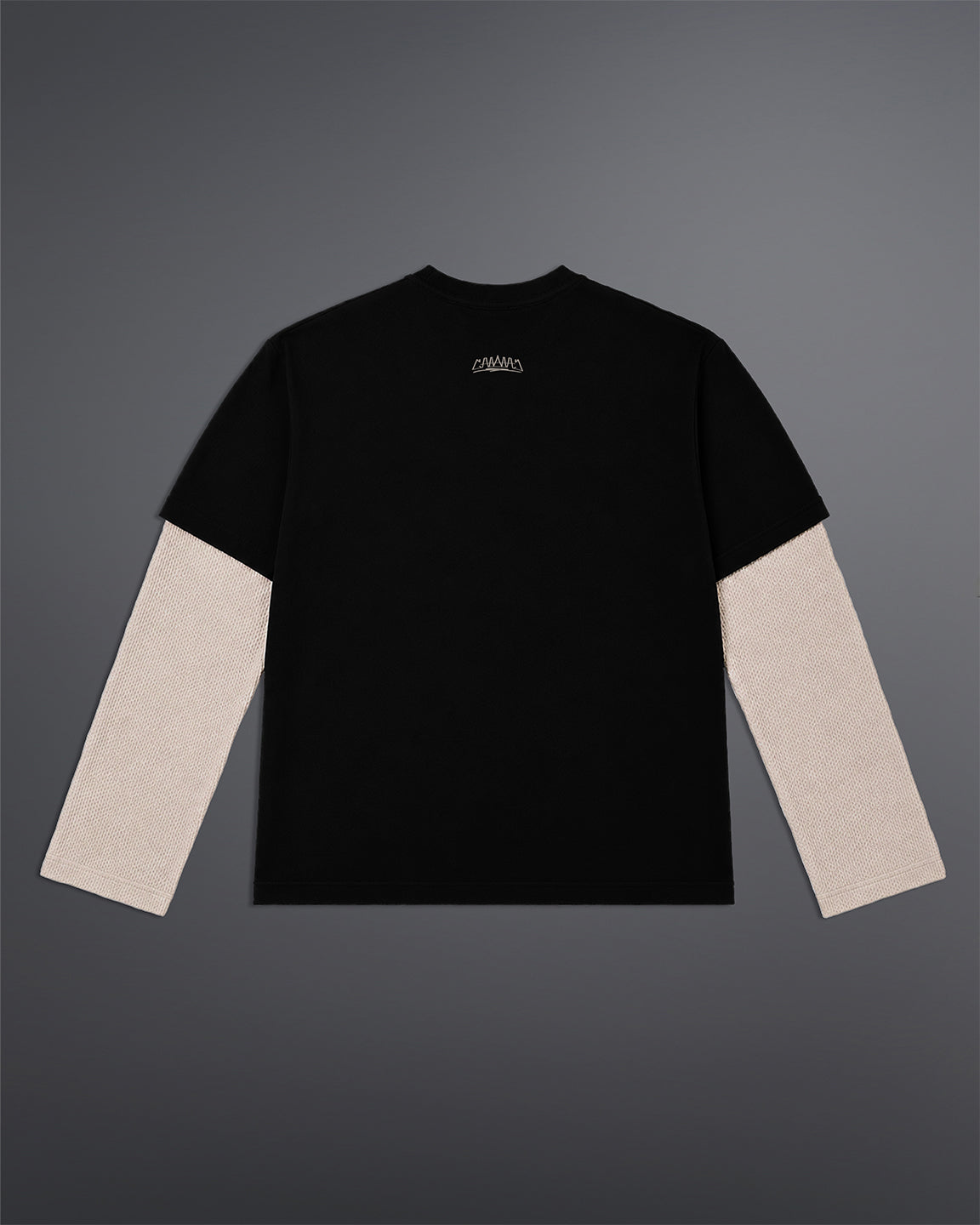 Dual-Fabric Full Sleeve T-shirt [DUNE COLOWAY]