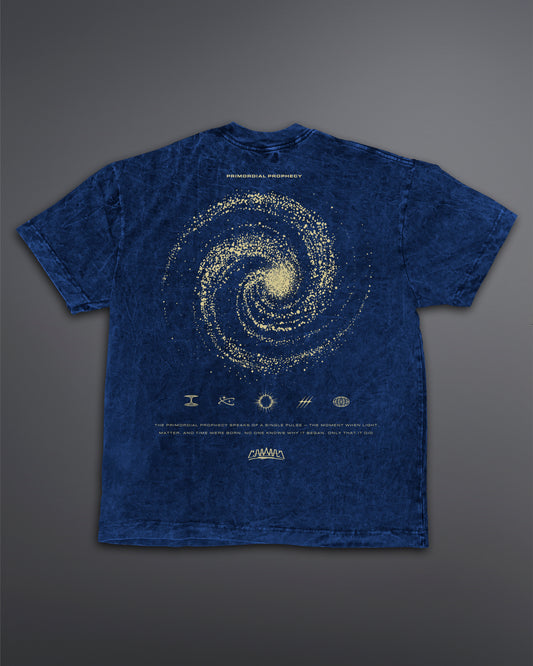 Acid Wash T-shirt Cosmic Blue