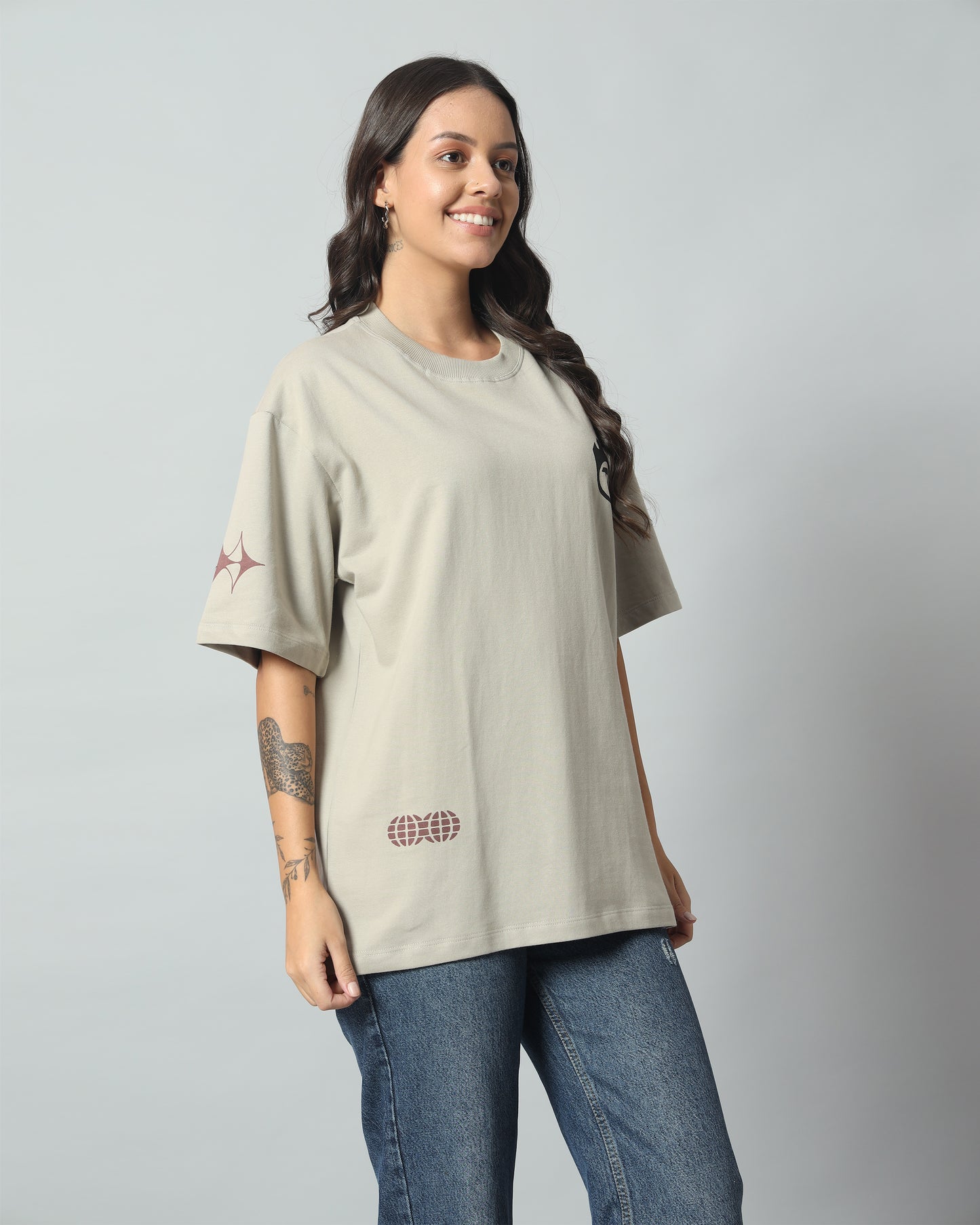 Trapped World Oversized Tee