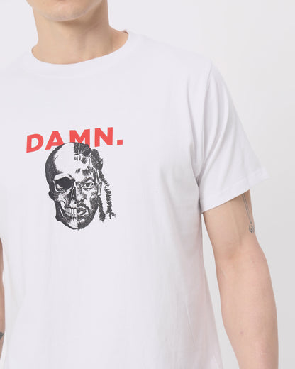 Damn Regular Fit Graphic Tee [white]