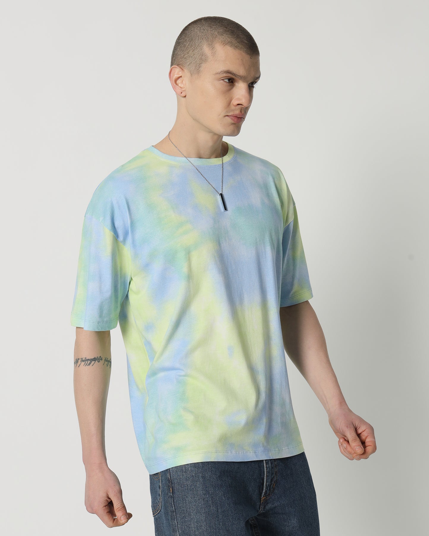 Slime Tie-Dye Oversized Tee