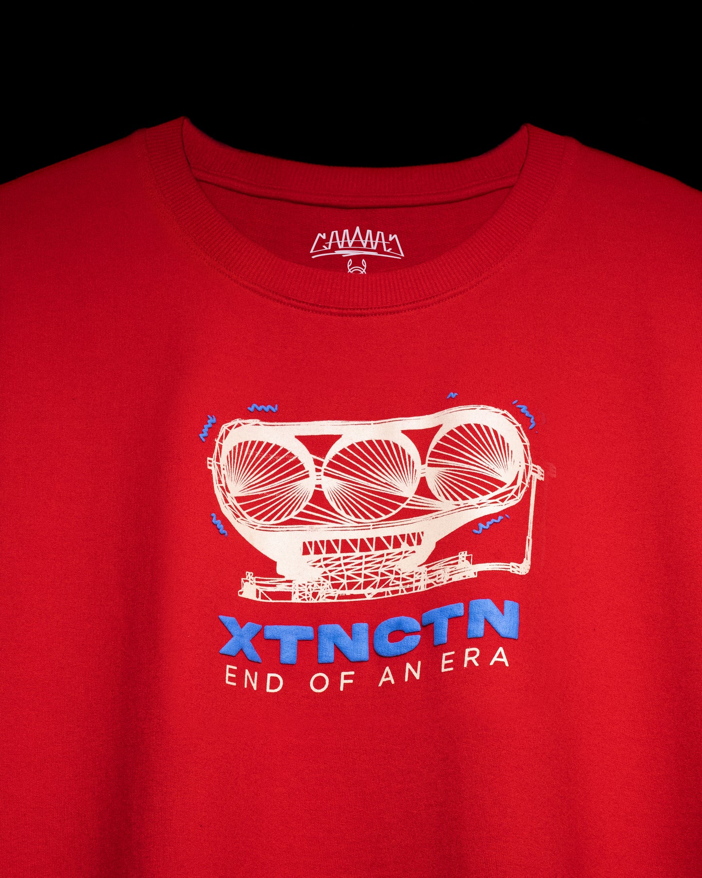 ENGINE EXTINCTION OVERSIZED TEE [RED]