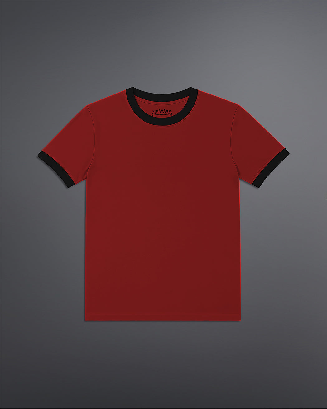 Cropped Ringer tee [RED/BLACK]